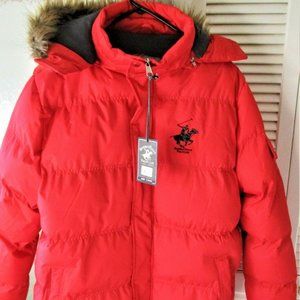 NWT  Beverly Hills Polo Club Ski/Winter Coat Red M